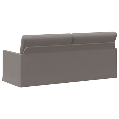 3 Seater Sofa Taupe 190 x 81 x 82 cm Fabric
