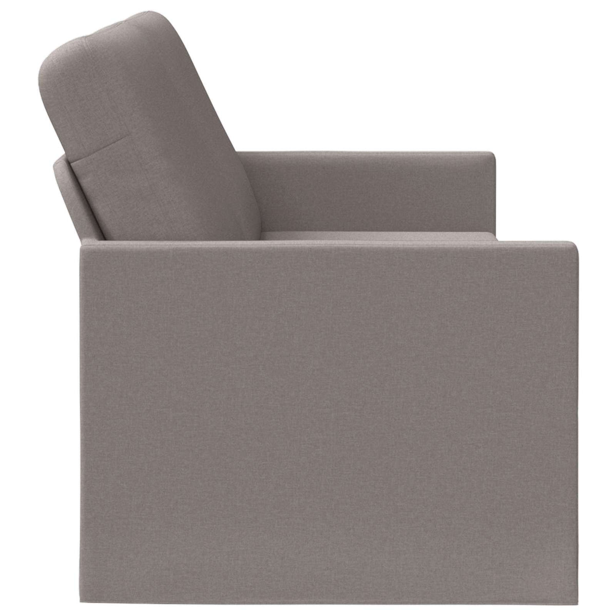 3 Seater Sofa Taupe 190 x 81 x 82 cm Fabric
