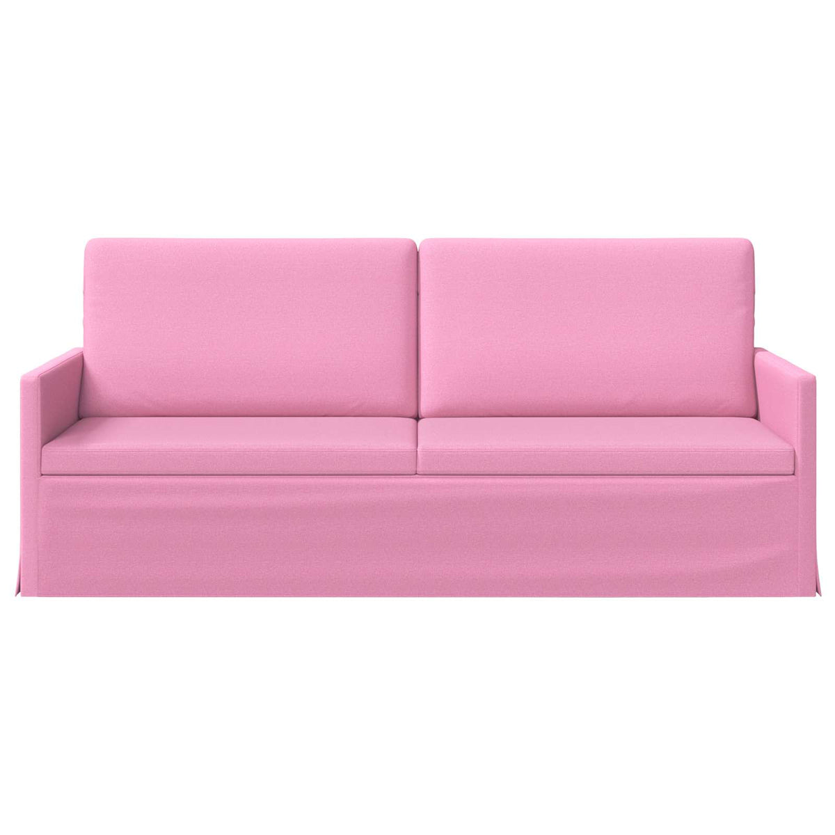3 Seater Sofa Pink 190 x 81 x 82 cm Fabric