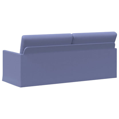 3 Seater Sofa Jeans Blue 190 x 81 x 82 cm Fabric