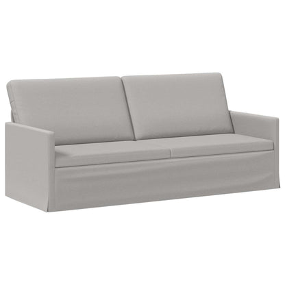 3 Seater Sofa Cloud Grey 190 x 81 x 82 cm Fabric