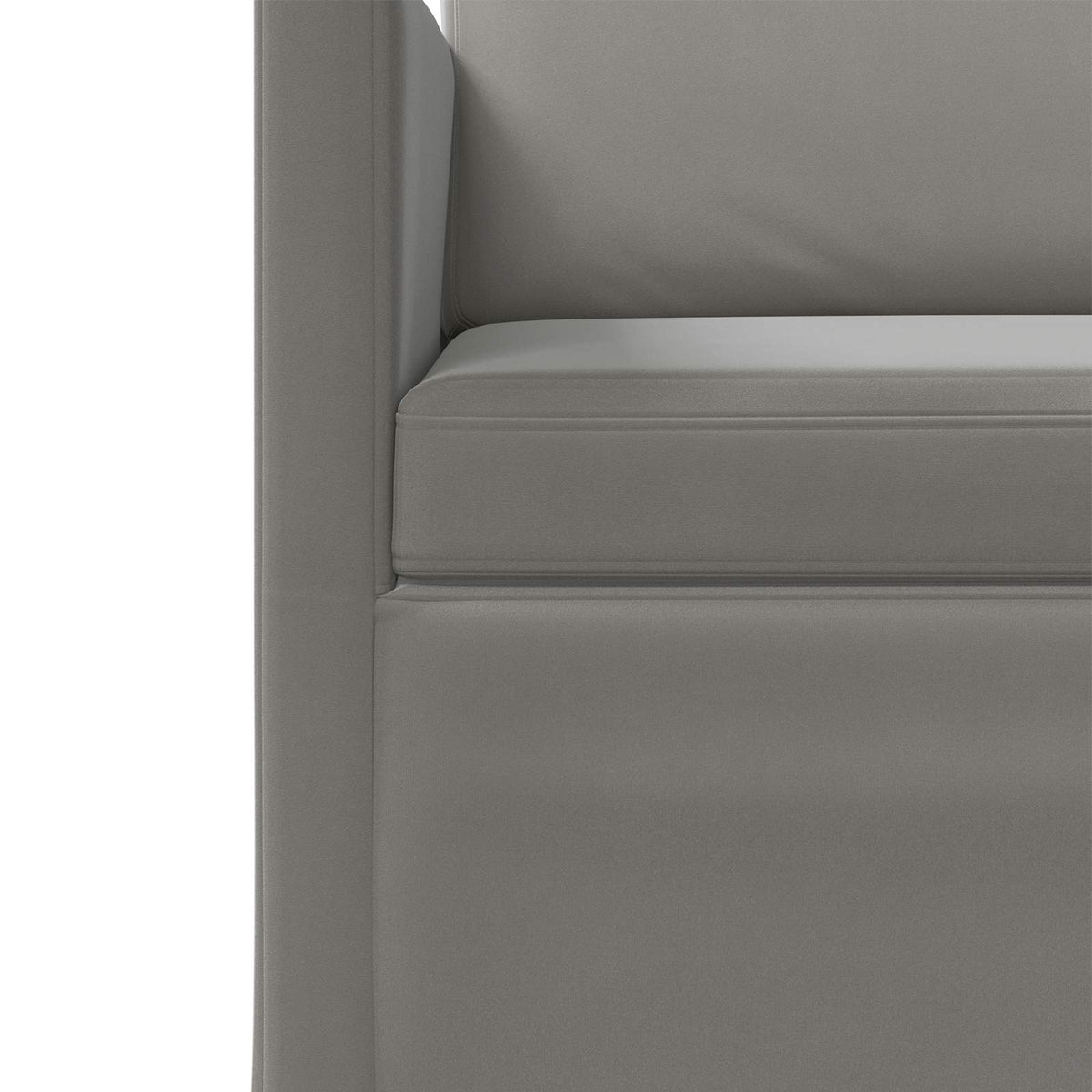 3 Seater Sofa Light Grey 190 x 81 x 82 cm Velvet