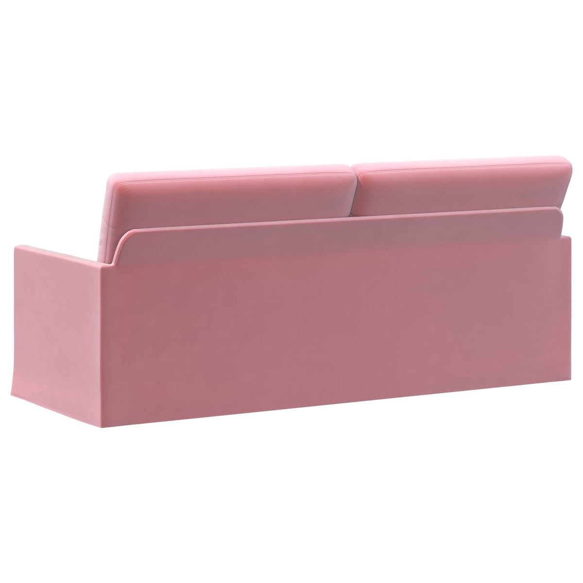 3 Seater Sofa Pink 190 x 81 x 82 cm Velvet