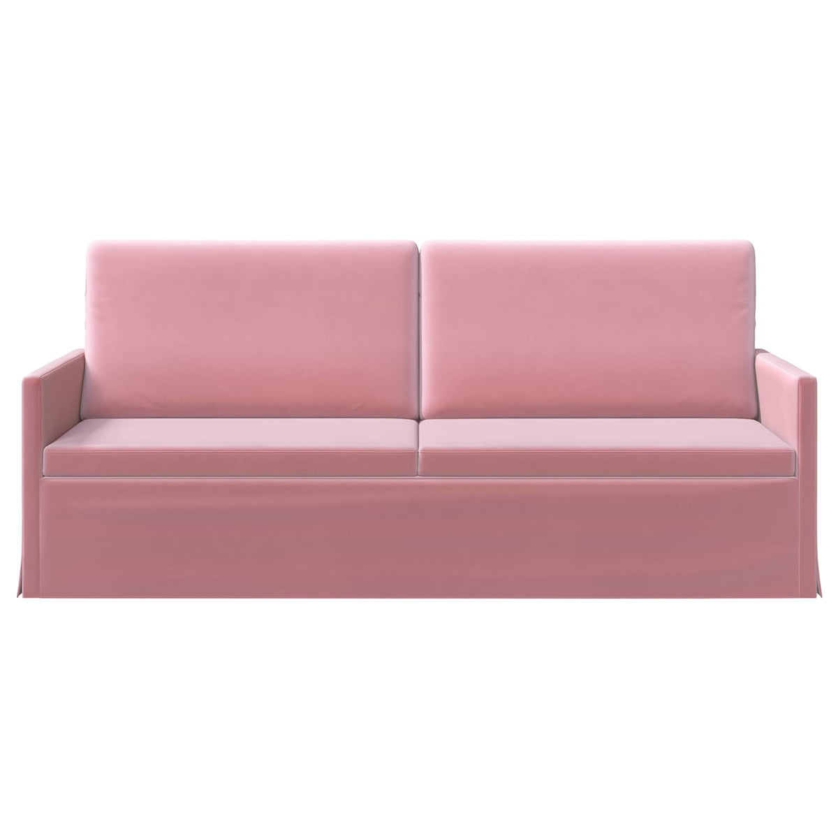 3 Seater Sofa Pink 190 x 81 x 82 cm Velvet
