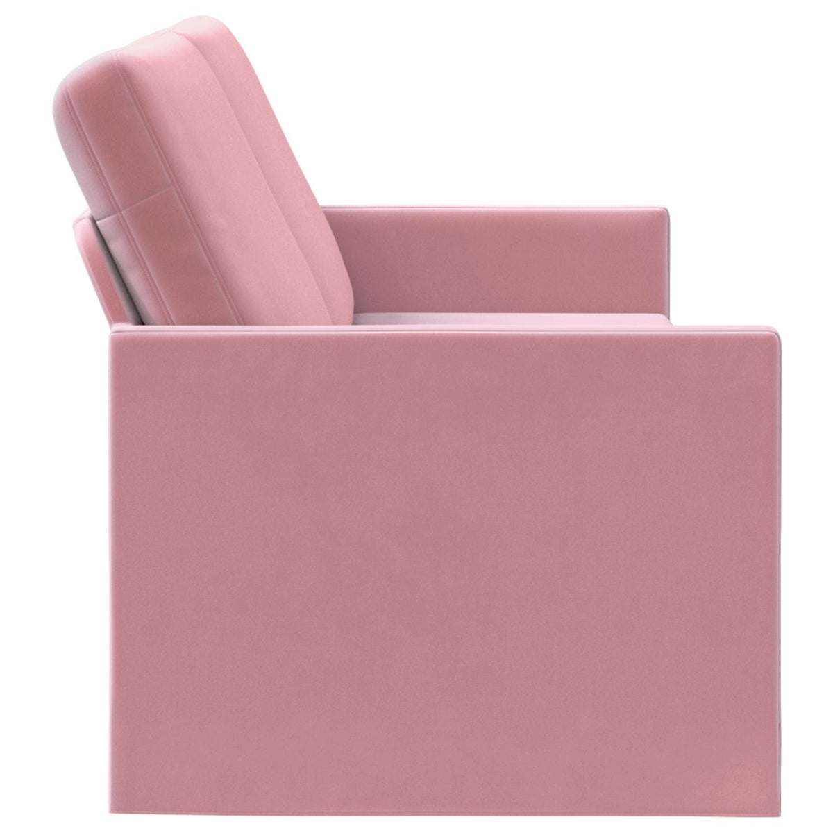 3 Seater Sofa Pink 190 x 81 x 82 cm Velvet