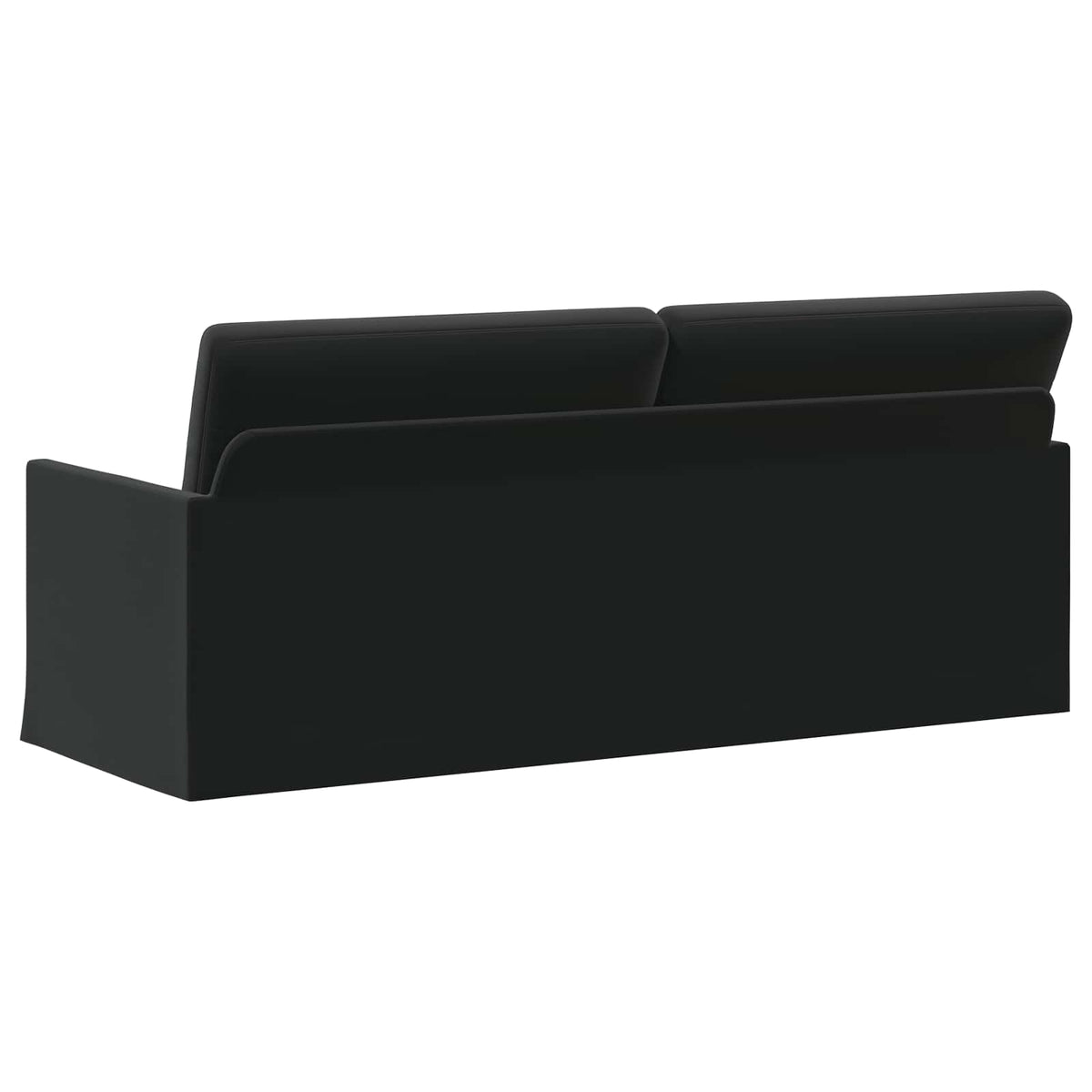 3 Seater Sofa Black 190 x 81 x 82 cm Velvet