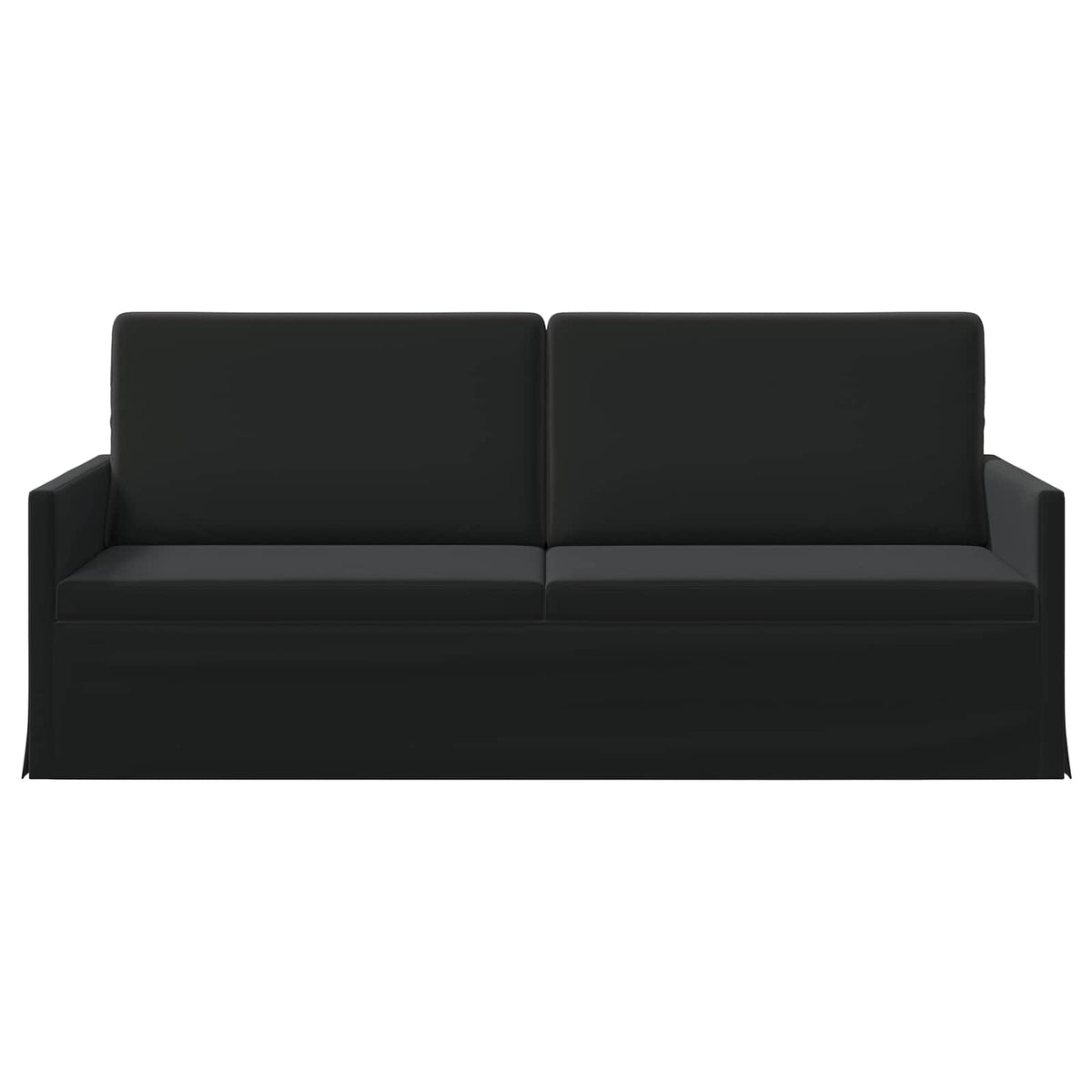 3 Seater Sofa Black 190 x 81 x 82 cm Velvet