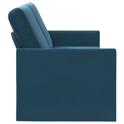 3 Seater Sofa Blue 190 x 81 x 82 cm Velvet