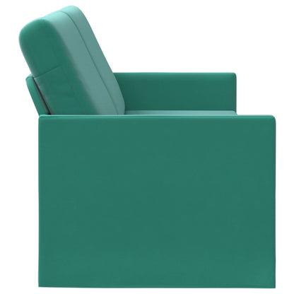 3 Seater Sofa Turquoise 190 x 81 x 82 cm Velvet