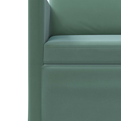 3 Seater Sofa Sea Green 190 x 81 x 82 cm Velvet