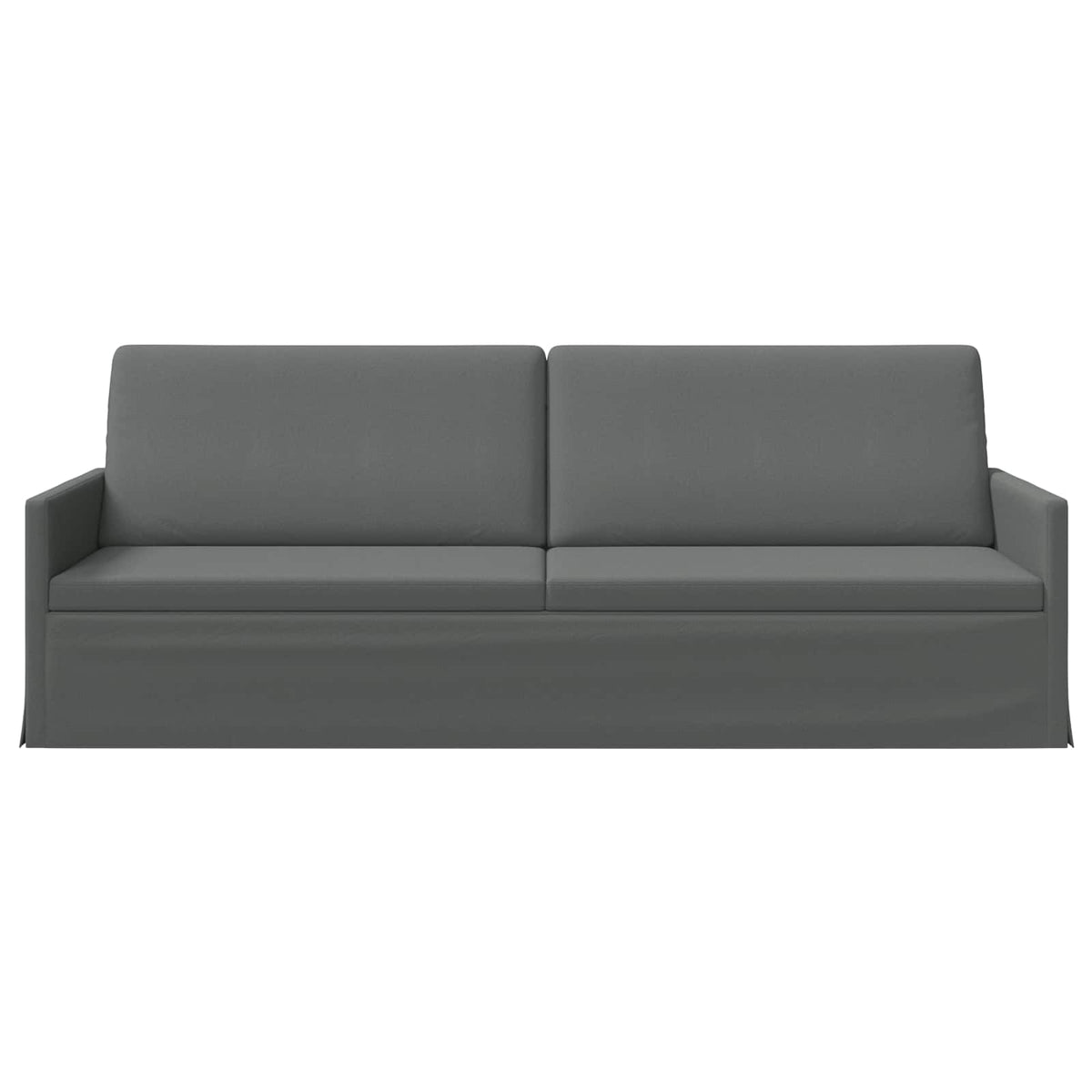 3 Seater Sofa Dark Grey 220 x 81 x 82 cm Fabric