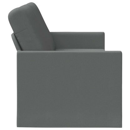 3 Seater Sofa Dark Grey 220 x 81 x 82 cm Fabric