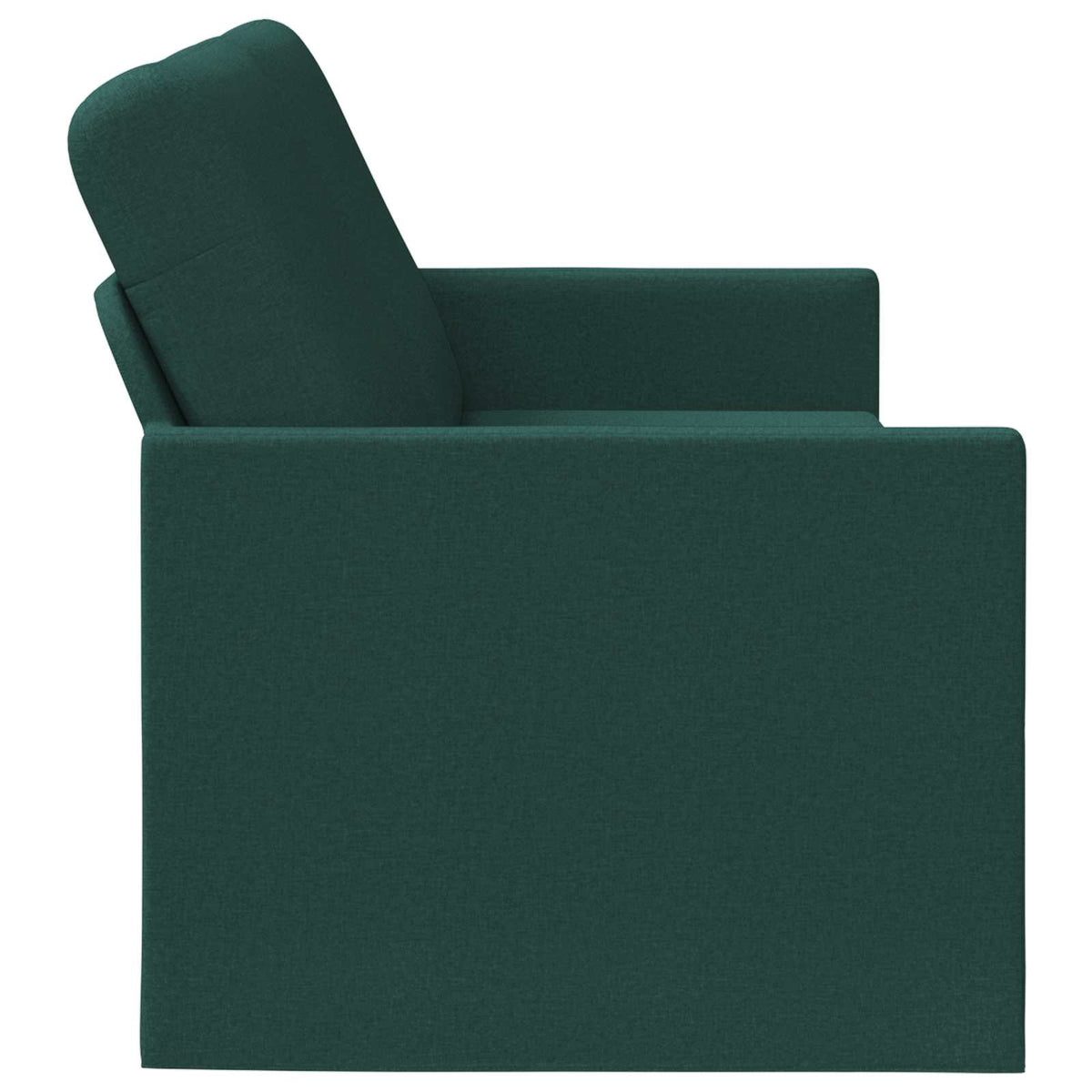 3 Seater Sofa Dark Green 220 x 81 x 82 cm Fabric