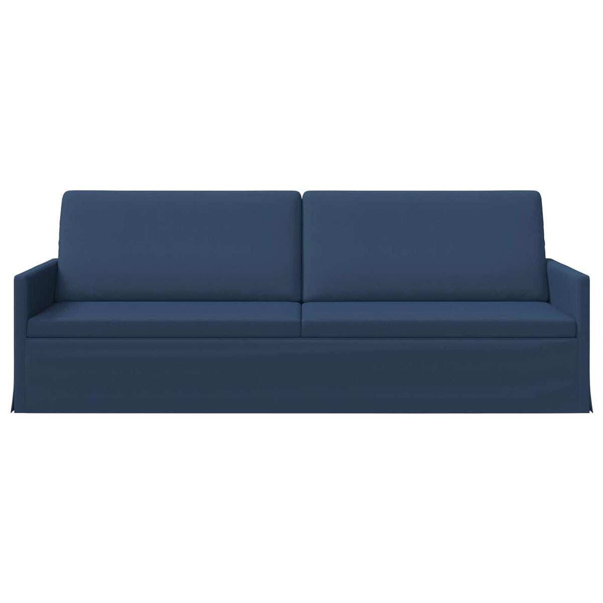 3 Seater Sofa Blue 220 x 81 x 82 cm Fabric
