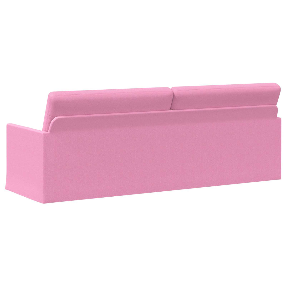3 Seater Sofa Pink 220 x 81 x 82 cm Fabric