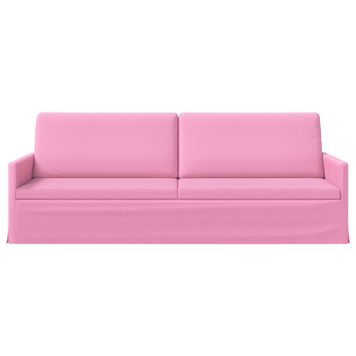 3 Seater Sofa Pink 220 x 81 x 82 cm Fabric