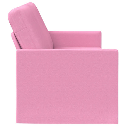 3 Seater Sofa Pink 220 x 81 x 82 cm Fabric
