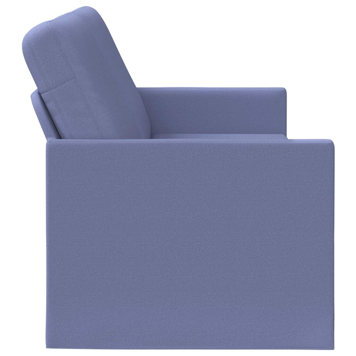3 Seater Sofa Jeans Blue 220 x 81 x 82 cm Fabric