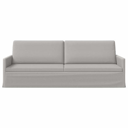 3 Seater Sofa Cloud Grey 220 x 81 x 82 cm Fabric