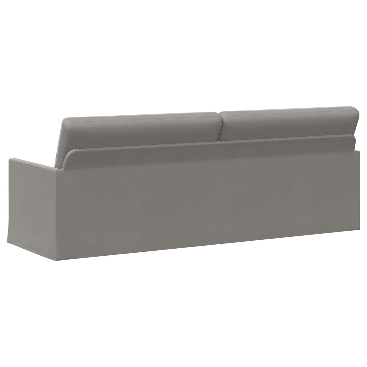 3 Seater Sofa Light Grey 220 x 81 x 82 cm Velvet