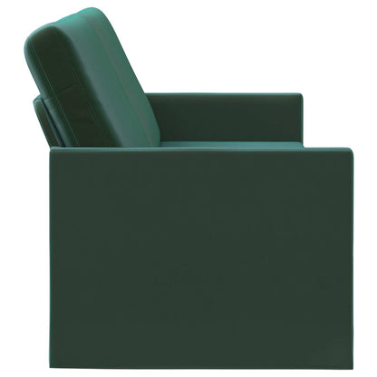 3 Seater Sofa Dark Green 220 x 81 x 82 cm Velvet