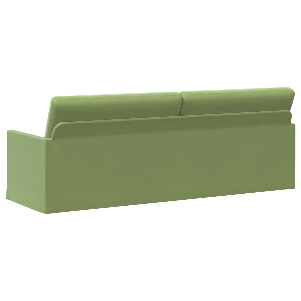 3 Seater Sofa Light Green 220 x 81 x 82 cm Velvet