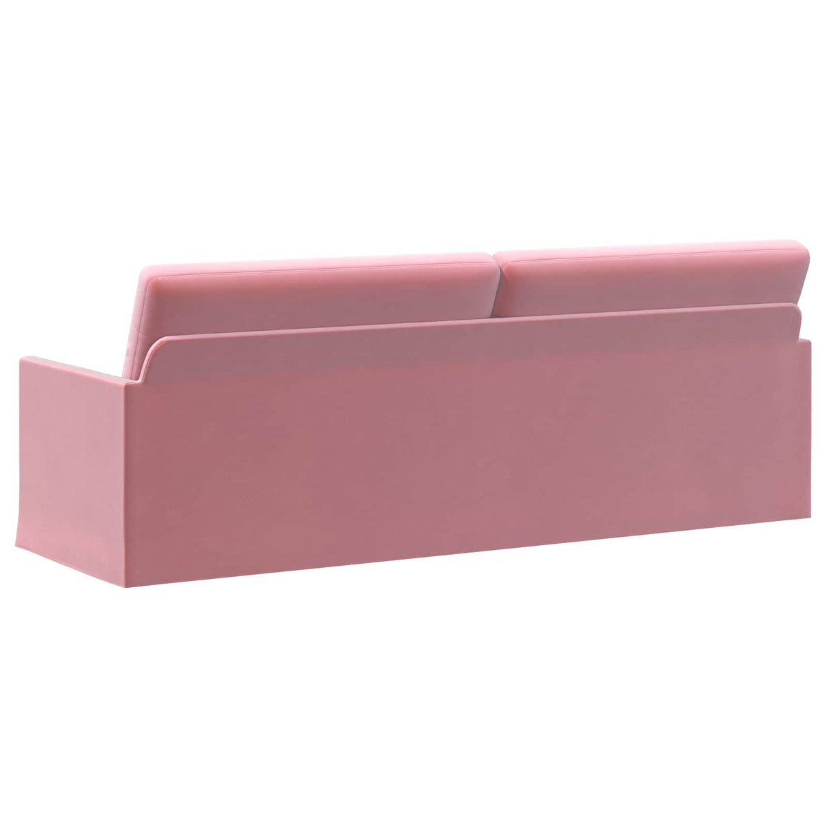 3 Seater Sofa Pink 220 x 81 x 82 cm Velvet