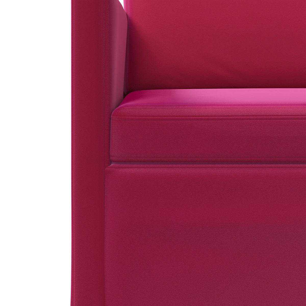 3 Seater Sofa Wine Red 220 x 81 x 82 cm Velvet