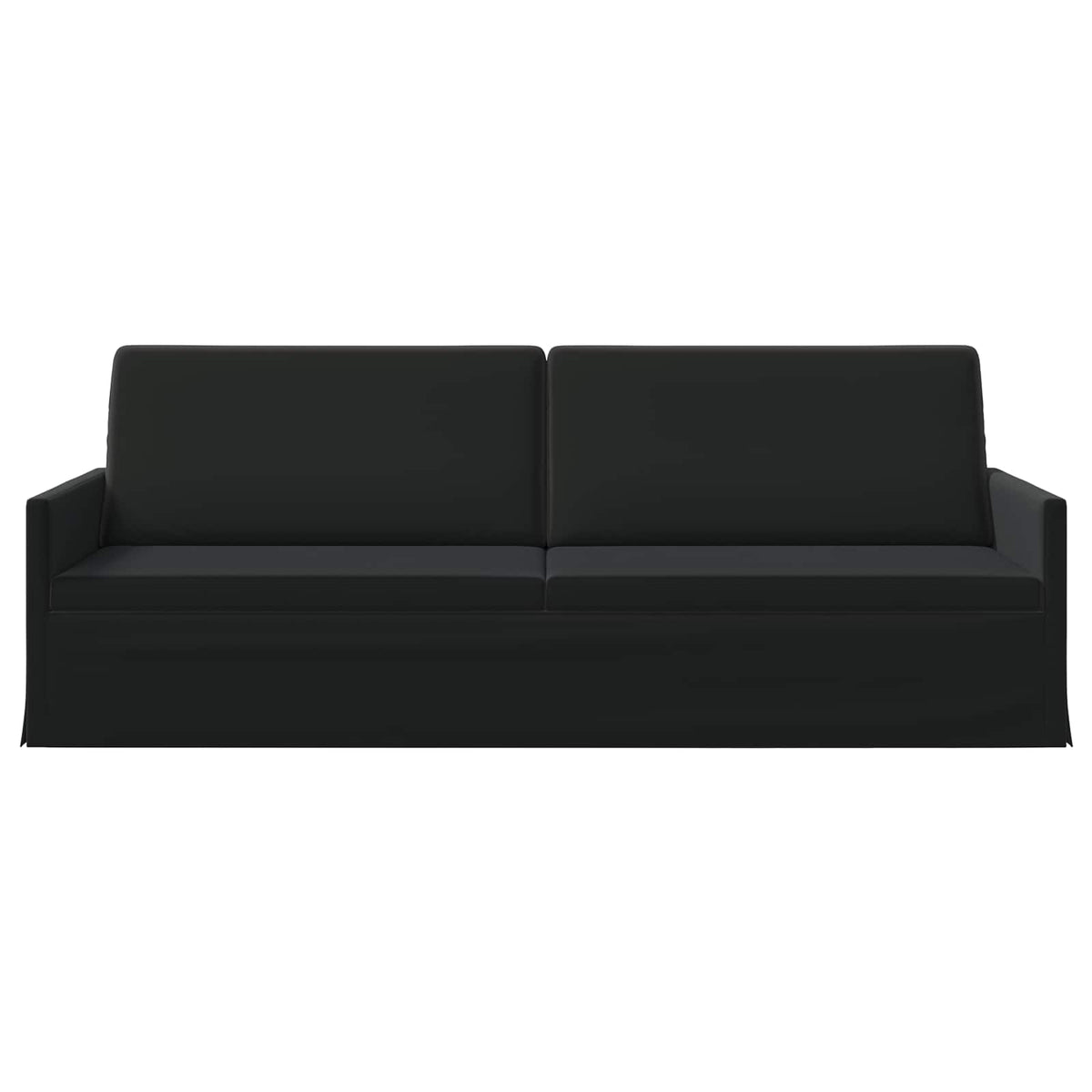 3 Seater Sofa Black 220 x 81 x 82 cm Velvet
