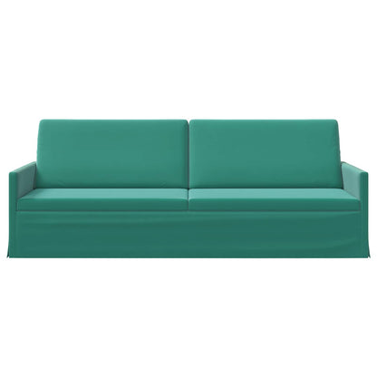 3 Seater Sofa Turquoise 220 x 81 x 82 cm Velvet