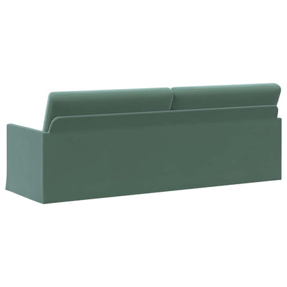 3 Seater Sofa Sea Green 220 x 81 x 82 cm Velvet
