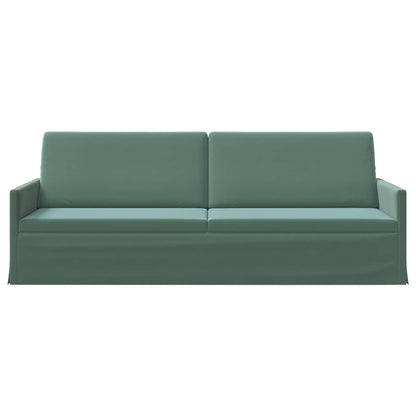 3 Seater Sofa Sea Green 220 x 81 x 82 cm Velvet