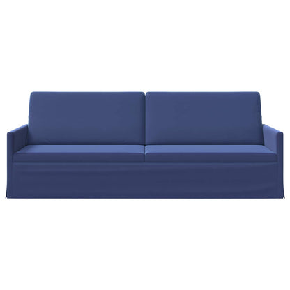 3 Seater Sofa Police Blue 220 x 81 x 82 cm Velvet
