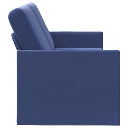 3 Seater Sofa Police Blue 220 x 81 x 82 cm Velvet