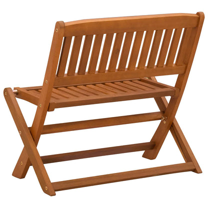 Children Bench Brown 61 x 38 x 57 cm Solid Eucalyptus Wood