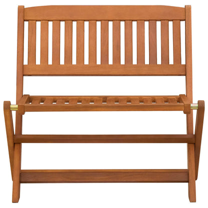 Children Bench Brown 61 x 38 x 57 cm Solid Eucalyptus Wood