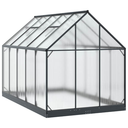 Garden Greenhouse with Door Anthracite 183.5 x 303.5 x 207 cm