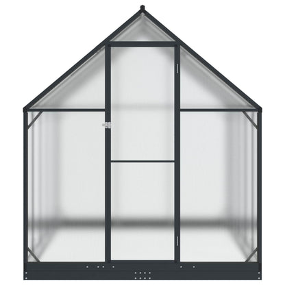Garden Greenhouse with Door Anthracite 183.5 x 303.5 x 207 cm