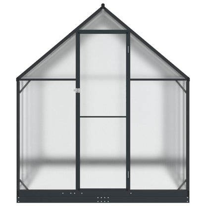 Garden Greenhouse with Door Anthracite 183.5 x 363.5 x 207 cm