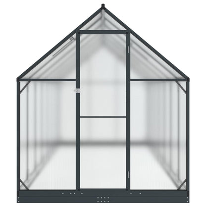 Garden Greenhouse with Door Anthracite 183.5 x 423.5 x 207 cm