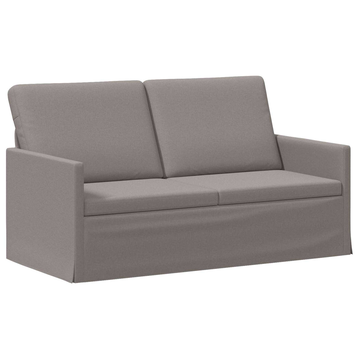 Sofa Set 2 pcs Taupe Fabric