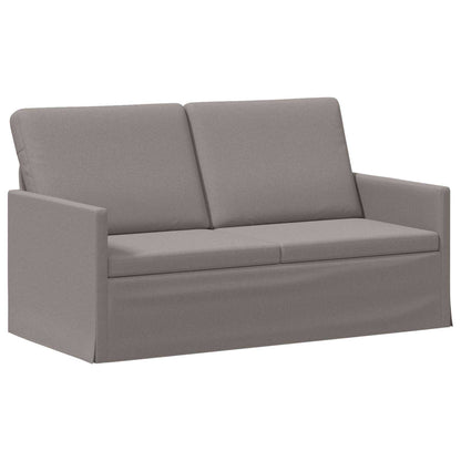 Sofa Set 2 pcs Taupe Fabric