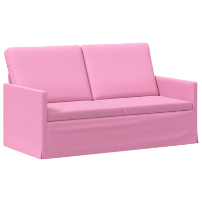 Sofa Set 2 pcs Pink Fabric