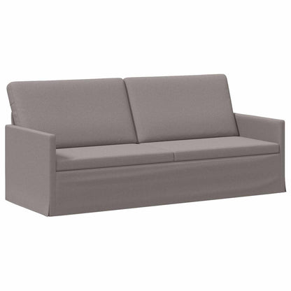 Sofa Set 2 pcs Taupe Fabric