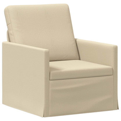 Sofa Set 2 pcs Cream Fabric