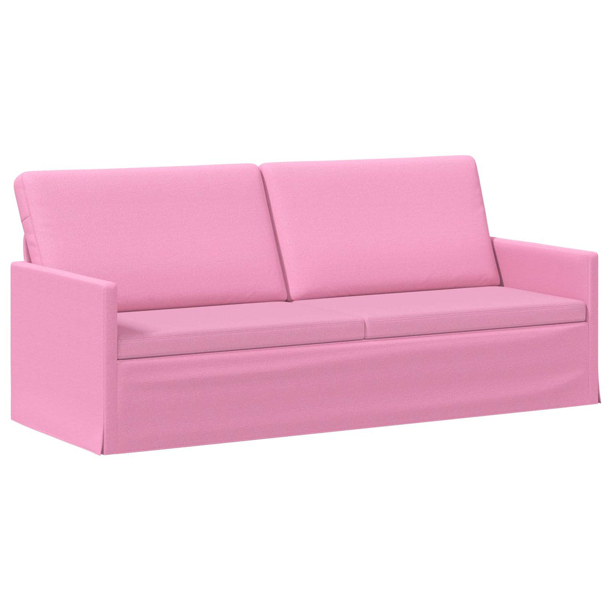 Sofa Set 2 pcs Pink Fabric