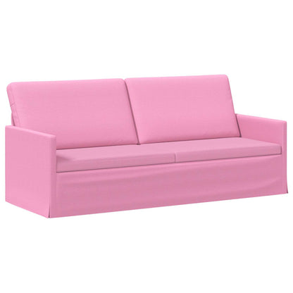 Sofa Set 2 pcs Pink Fabric