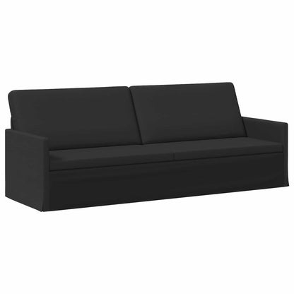 Sofa Set 2 pcs Black Fabric