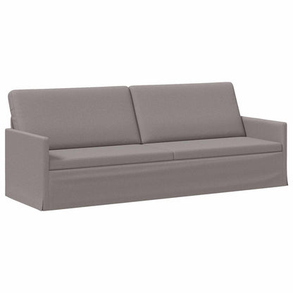 Sofa Set 2 pcs Taupe Fabric