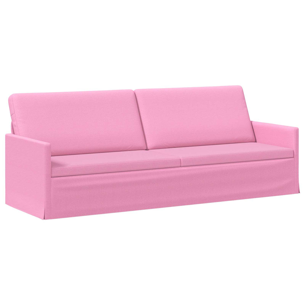 Sofa Set 2 pcs Pink Fabric